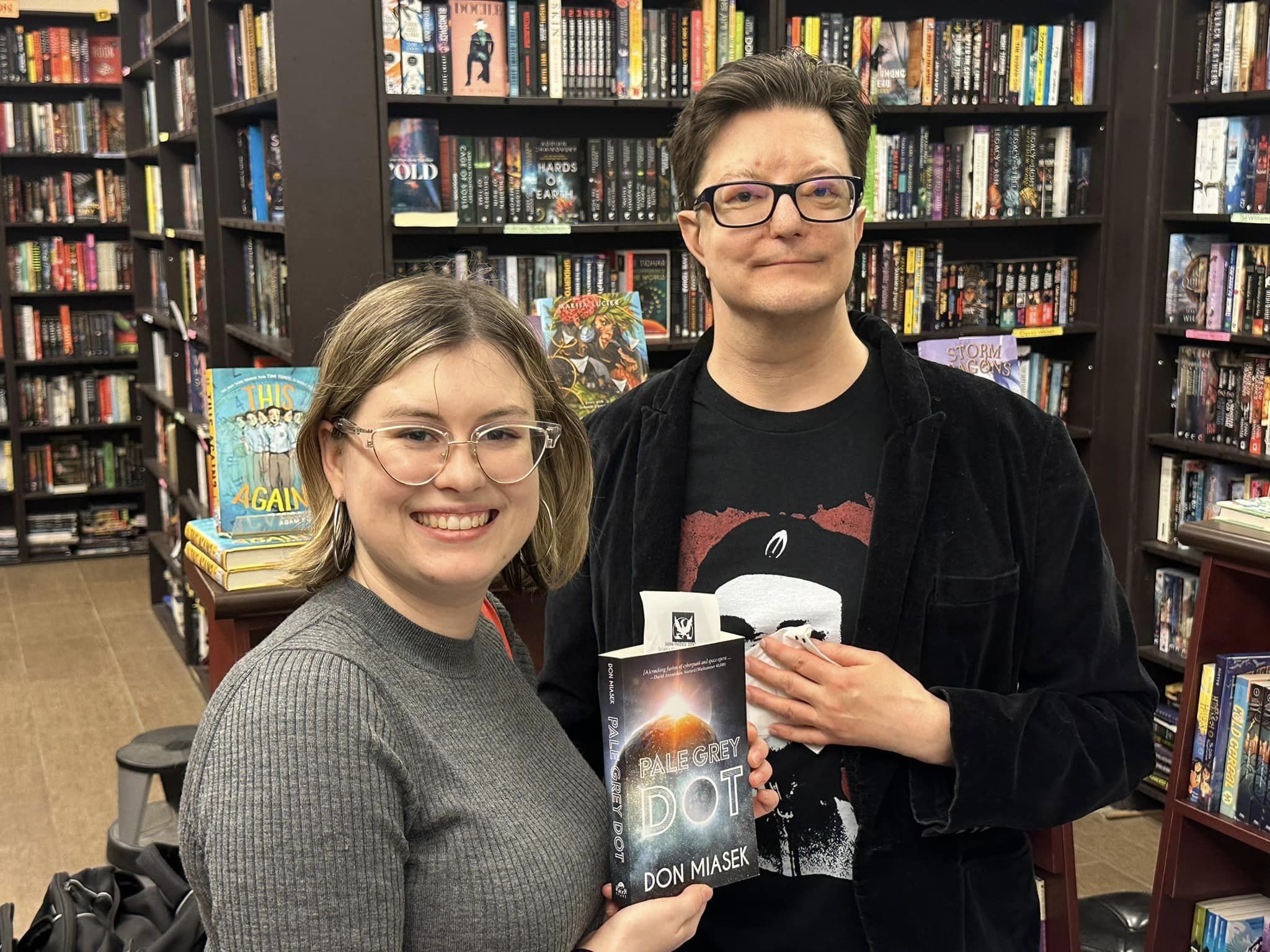 Gillian, author of BUDDY RAYMOND'S NO-BULLSHIT GUIDE TO DRONE HUNTING..