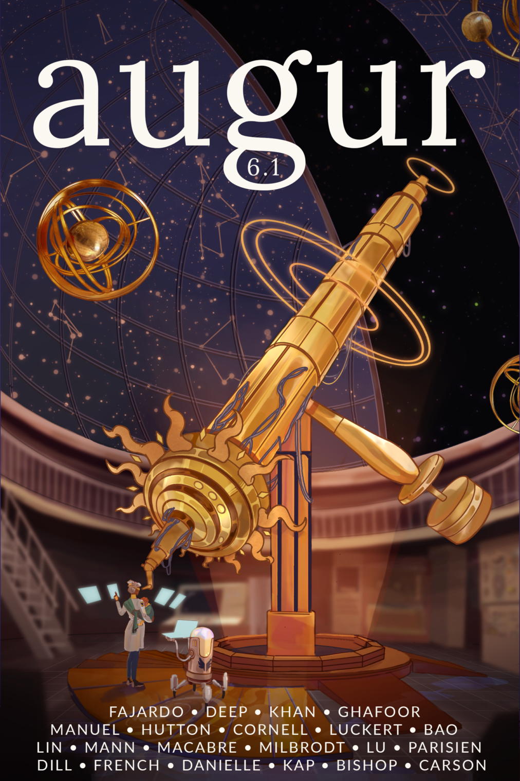 The cover to Augur Magazine, issue 6.1.