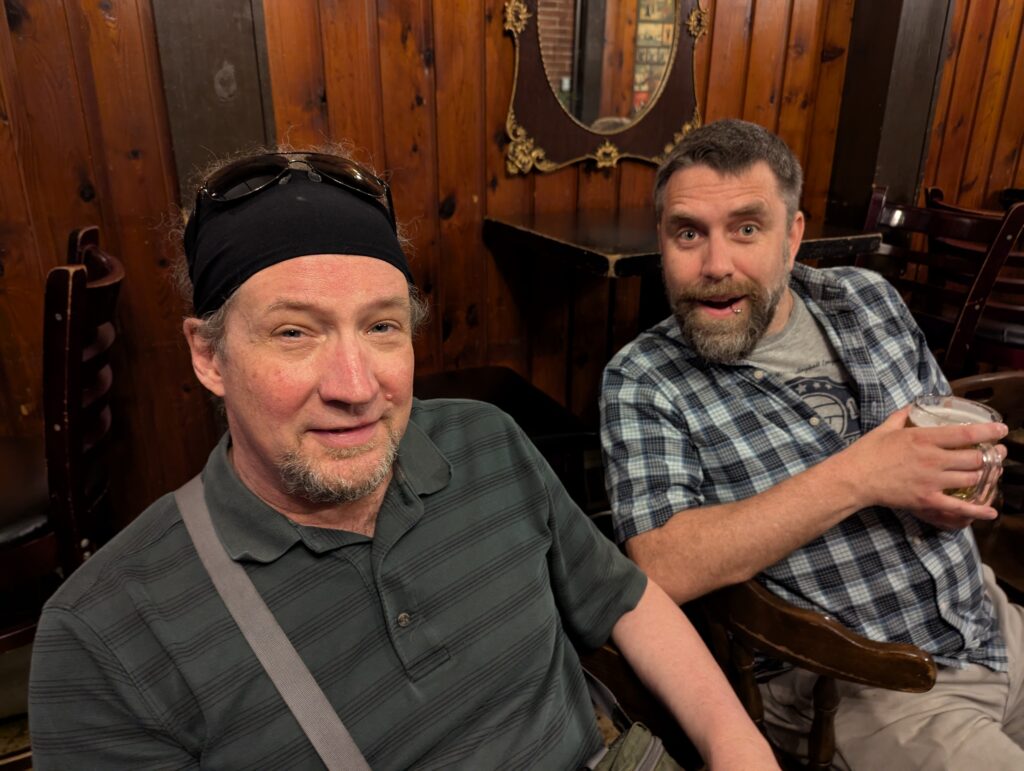 Dave L. and some other punk.