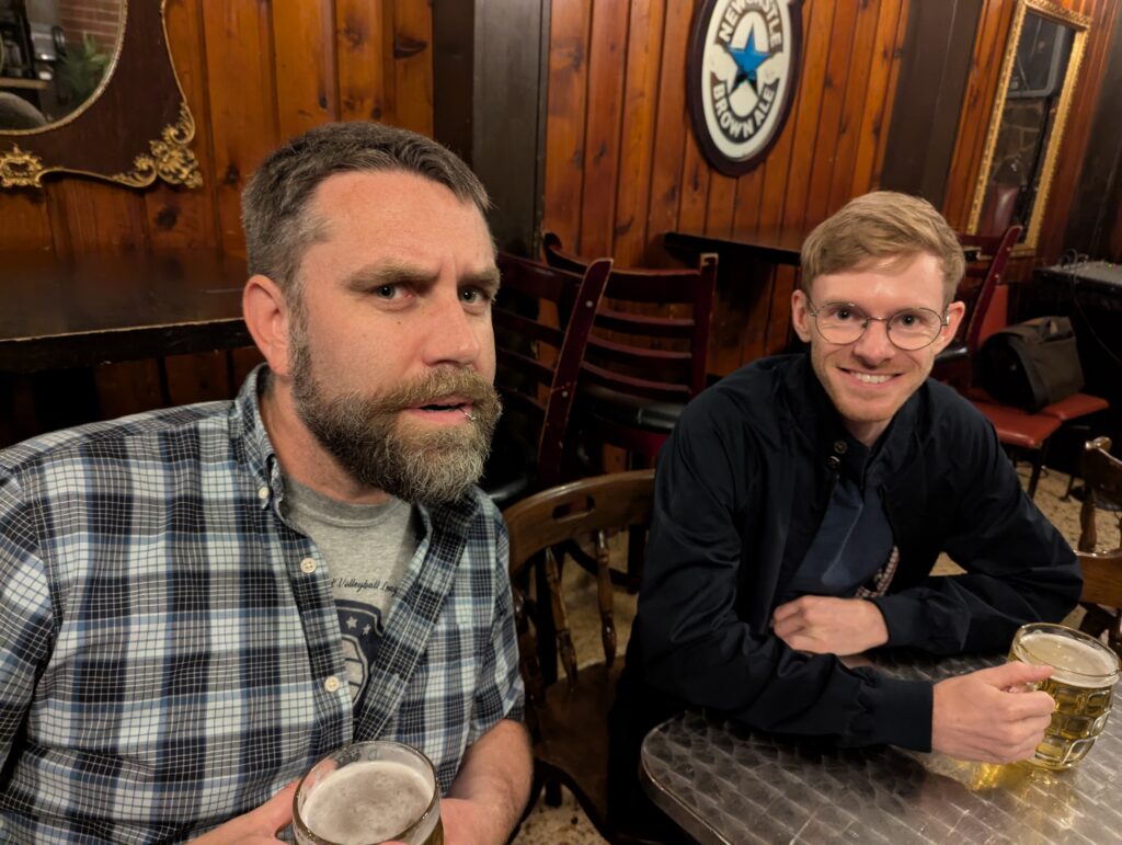 Ed and James Downe, author of the Sisters of Jade